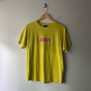Stussy Neon Logo T-Shirt